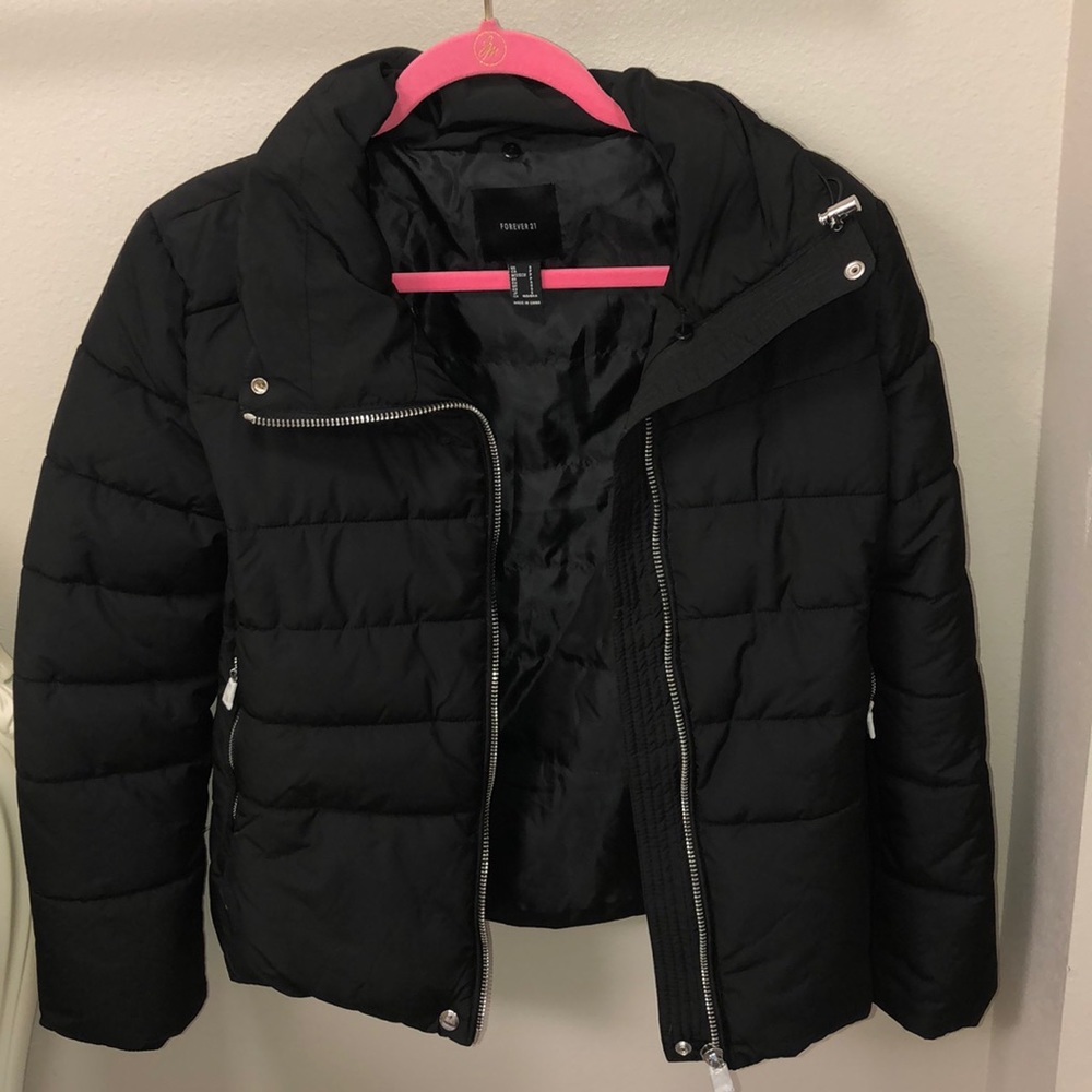 Forever 21 puffer coat